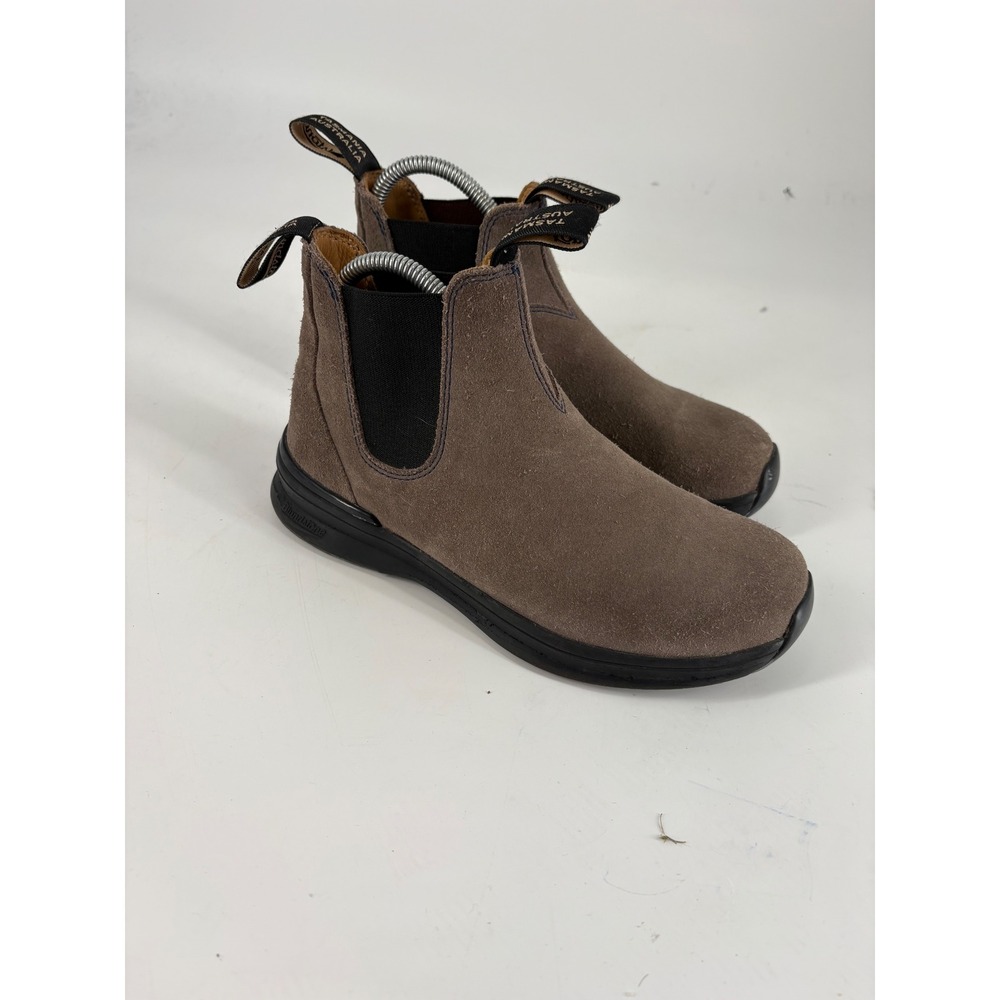 Blundstone 1910 Active Chelsea Boots Suede Steel Grey AU 5 US Women 8